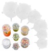 Small Silicone Stretch Lids – 6 Pack Reusable Food Covers,Flexible