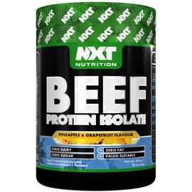 NXT Beef Protein Isolate 540g - High Protein Powder in Natural Amino Acids - Paleo, Keto Friendly - Dairy and Gluten Free | 540g (Pineapple Grapefruit)