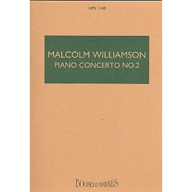 Piano Concerto No. 2: HPS 1140. piano and string orchestra. Partition d'étude.