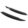 2PCS Car Headlight Eyebrows Carbon Fiber Style Left Right Replacement