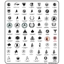 • STAR TREK • CUSTOM MUG DECALS • ENTERPRISE DEFIANT VOYAGER DISCOVERY • PROPS • - KIRK ERA