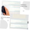 Gadpiparty 2Pcs Magnetic Dry Erase Sentence Strips Lined Teaching Cards