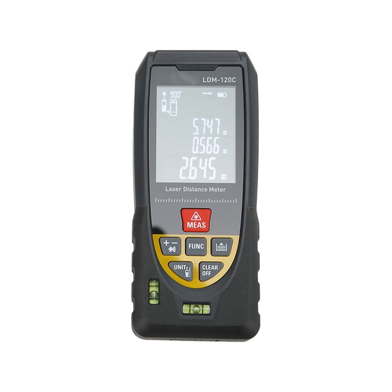 Laser Rangefinder LDM‑120C High Accuracy Antiglare Laser Infrared Electronic Ruler