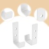 4 Pcs Garage Hooks for Hanging Heavy Duty Hooks, White