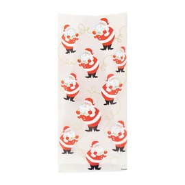 20 Christmas / Xmas Cello / Cellophane Party / Gift Bags (Twinkle Santa)