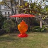 13" Glass Rain Guard for Bird Feeder Outdoors - Baffle