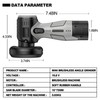 ZFULVO Brushless Cordless Angle Grinder Kit, 19500rpm Mini Electric Angle