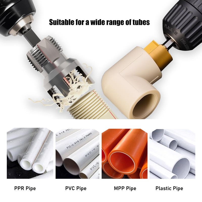 New PPR Pipe Threading and Reaming Tool Kit - Professional