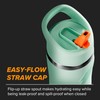 Gatorade Overtime 22 oz Stainless Steel Bottle, Straw Cap, Sage,