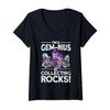I'm A Gem-Nius At Collecting Rocks Geologist Geode Hunter V-Neck