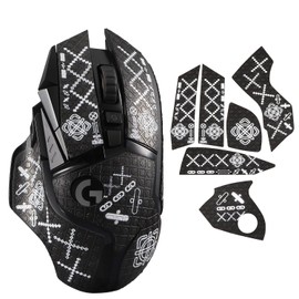 IMMOENUC Mouse Grip Tape, Suitable for G502 HERO/G502 Lightspeed Mouse, Anti-Slip Tape, PVC Material, Color Seal, Sweat Absorption and Anti-Slip Skin