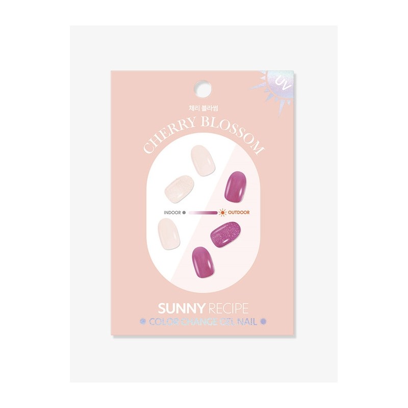 Sunny Recipe Color Change Gel Nail [Cherry Blossom] / 서니레시피
