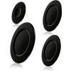 Upgraded Gas Stove Burner Cap Set - 4Piece Metal Cooker
