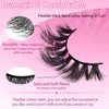 False Eyelashes 20mm Faux 3D Mink Lashes Natural Look Cat