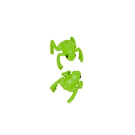 Funny Frog Ear Cuff Earrings Green 3D Frog Earrings for Women Trendy Frog Jewelry Gifts No Piercing Animal Cuff Earrings-Style A
