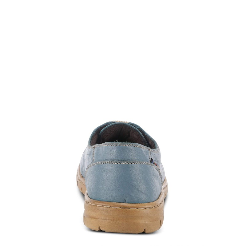 Spring Step Zapatillas Carhopper para mujer, Azul / Patchwork, 6.5-7