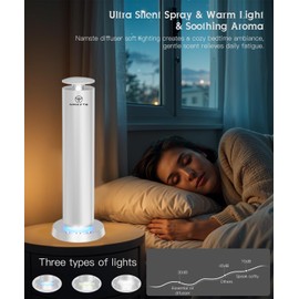 Namste Wireless Scent Machine,1800 Sq.Ft APP Control LED Light Ultra Quiet