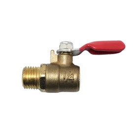 PZRT Air Compressor Parts Brass Drain Valve Drain Valve Woodworking Air Pump Drain Ball Valve 1/4 inch Air Compressor Parts Portable Air Tank Valve For Woodworking Air Pump Drain