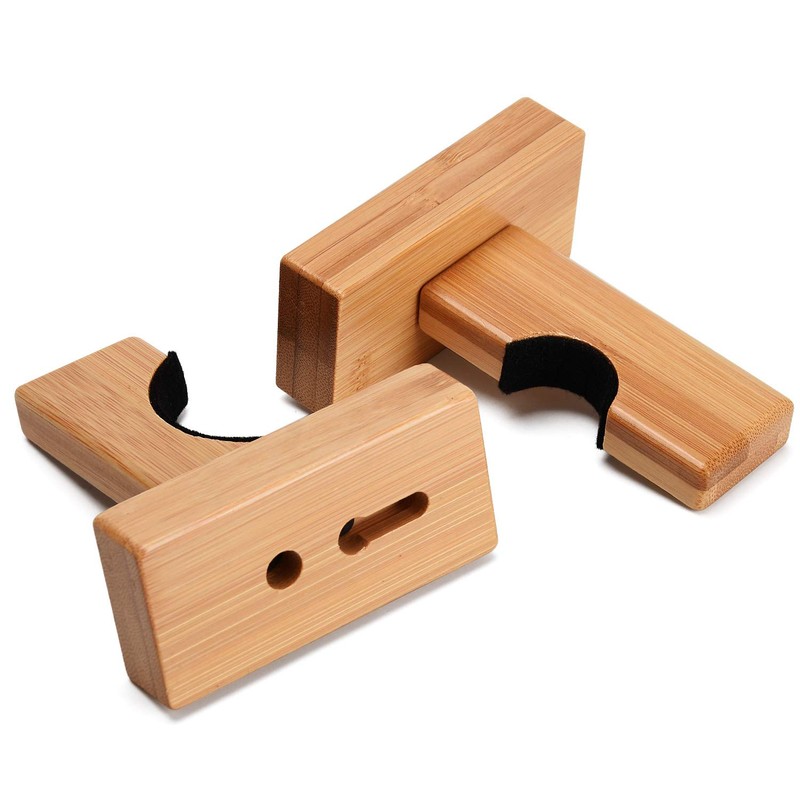 TOBWOLF 2PCS Baseball Bat Wall Mount Display Rack, Horizontal Display