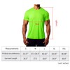 YumiDay Gym Shirt Men Moisture Wicking (Bright Orange,S)