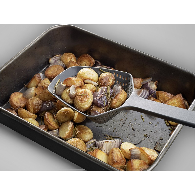 Joseph Joseph Scoop Plus Colander, Spoon Drainer/Strainer, Scoop, Drain and