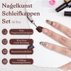 Nail Art Sanding Cap Set - 50 Sanding Belts for