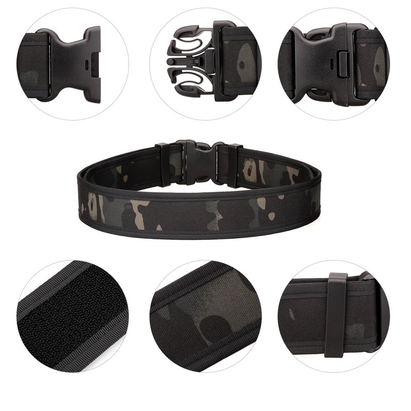 Rexmore Nylon Men’s Tactical Belt, Sturdy Work Belt with Adjustable