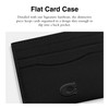 Coach Flat Card Case in Crossgrain Leather, Black, One Size