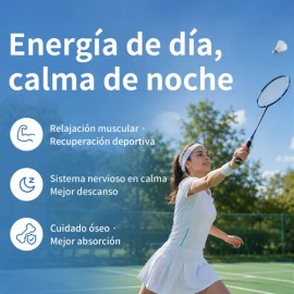 Magnesio Triple Quelado Alta Abs Non Gmo Caps Veganas