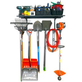 StoreYourBoard Tool Rack and Storage Shelf, Home and Garage Organizer, Adjustable Wall Hanger System