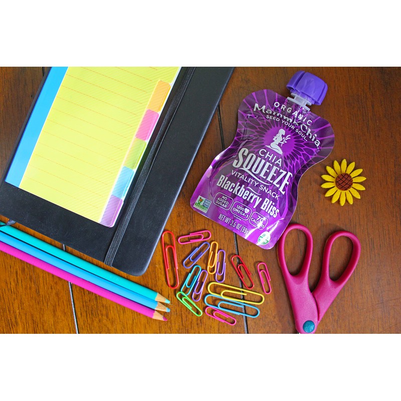 Mamma Chia BlackBerry Organic Chia Squeeze, 396g (4X99g)