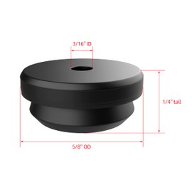 RV Stove Top Grommet for Magic Chef for Amana for Atwood RV Camper Trailer Stovetop Grates 4pcs