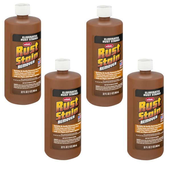 Whink Rust Stain Remover 32 Ounce (Pack of 4)