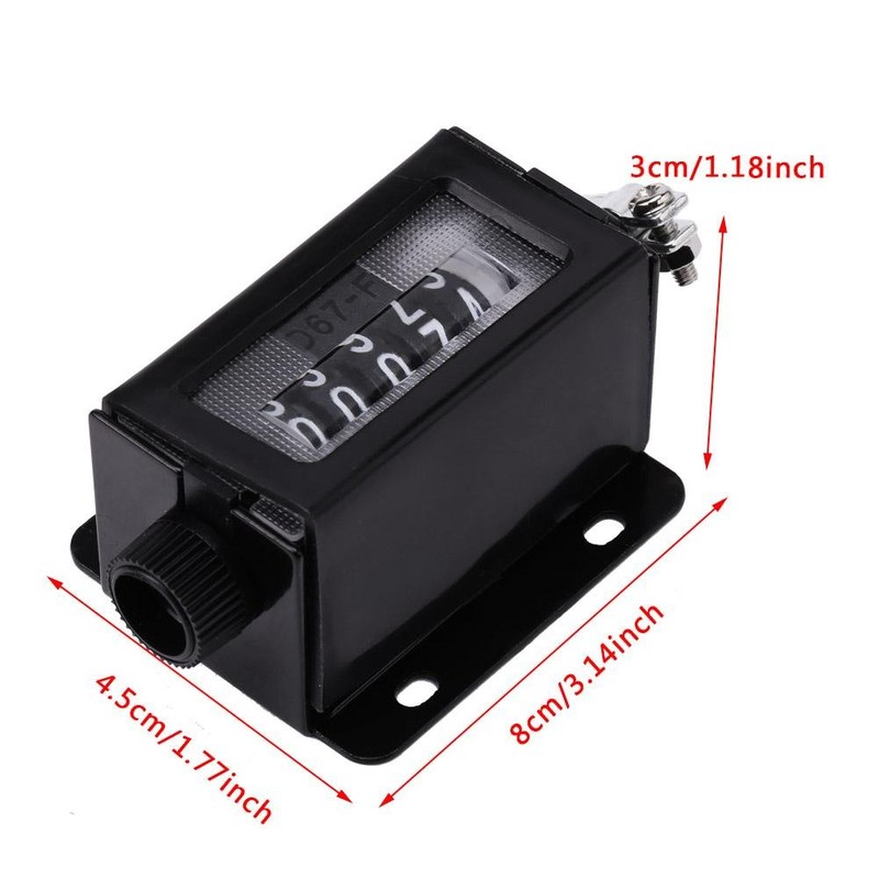 Mechanical Digit Counter 5 Digit Pull Count Counter Rotary Knob