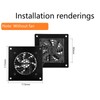Euroharry Ventilation Grille 80 mm Fan Cover for PC, Computer,