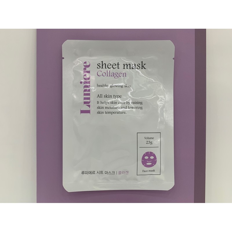 Darkness Eyelash VB 10pcs + Collagen Sheet Pack 2pcs /