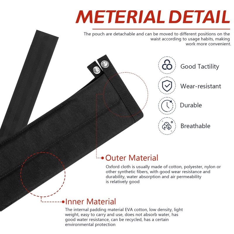 Padded Hammer Holster Replaces Diamondback Tools Belt Holder, Hammer Sleeve