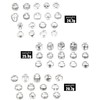 Acruccen 46 Pcs Toe Rings for Women Adjustable Vintage Bohemian
