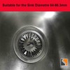 Stadux Stainless Steel Kitchen Sink Strainer Plug, Dual Function Basket
