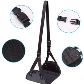 Foot Rest, Foot Rest, Hammock, Foot Support, Foldable, Prevents Foot Swelling, For Long-distance Travel, Office, Car, Airplane, Airplane Relaxation Goose For Cars, Shinkansen Night Bus, Desk, Chair, Storage Pack Included, Night Bus