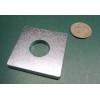 Unbranded Zinc Plated Steel Square Washer, 5/8" Screw Size, 1.75"