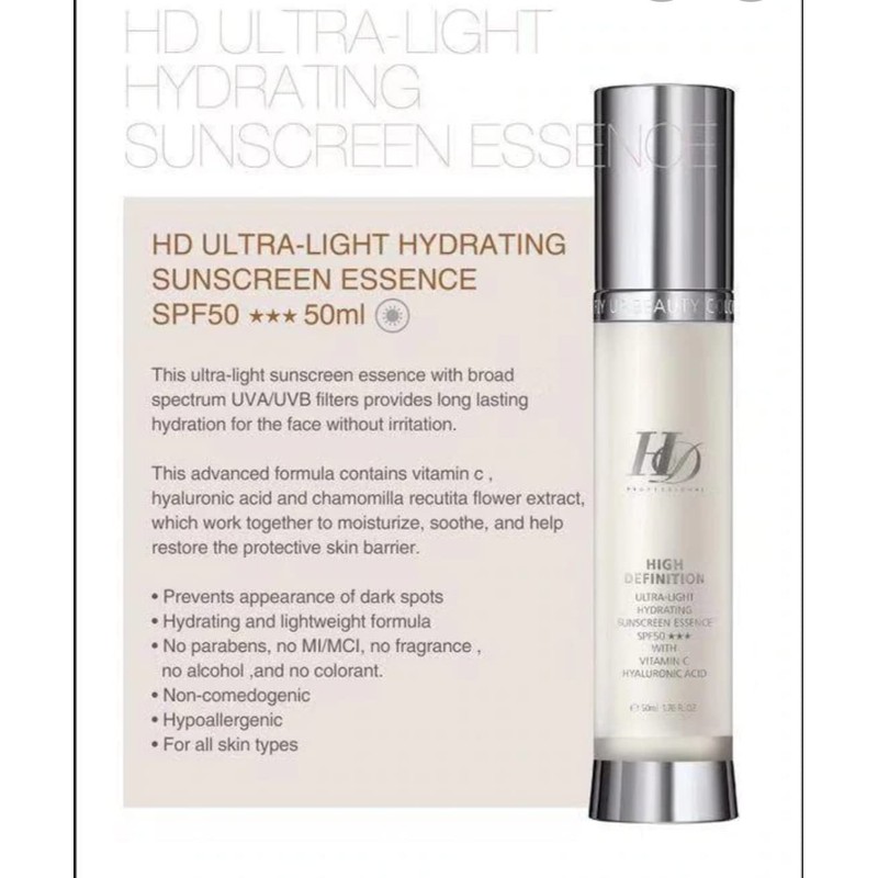 Award Winning Fly Up HD Hydrating Sunscreen SPF 50 Vitamin