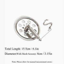 TopHomer Stainless Steel Reusable Coffee Filters Basket 3.15in, Sturdy Permanent Coffee Filter fit for Coffee Makers,with 100pcs Mesh Screens