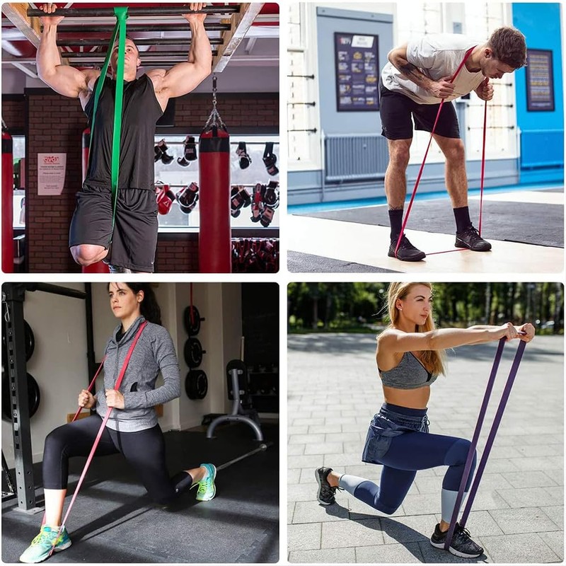LISTHEN Elastic Resistance Bands for Muscle Up, Pull Ups, Fitness,