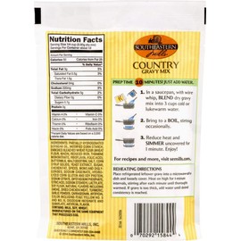 Southeastern Mills Country Gravy Mix 4.5 oz. Packets (3 Pack)