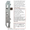 Mila 4500 35 ZP Lock Case Gear Box Upvc Door