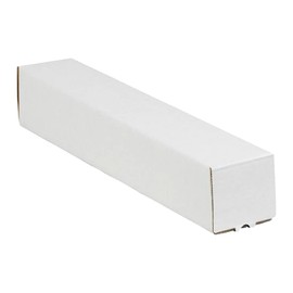 AVIDITI Long Cardboard Boxes, 30"L x 3"W x 3"H, Pack of 25 | Poster Tube for Mailing and Storage of Blueprints, Artwork, Crafts, Long Art Holder, 30 inches