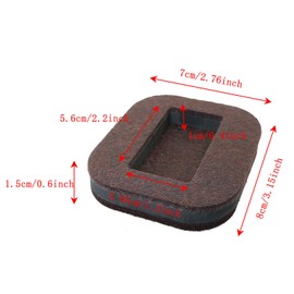 Caster Cup ZYAMY 5pcs Brown Felt Caster Cup Furniture Caster Cup Floor Protector Prevents Scratches Reduce Noise Non-Slip Mat Bed Wheels Stopper Felt Bottom Caster Cups