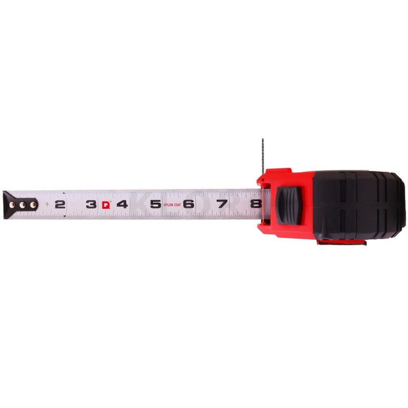 Tape Measure 8 m with Pencil – Time/Graphite Marker Metric