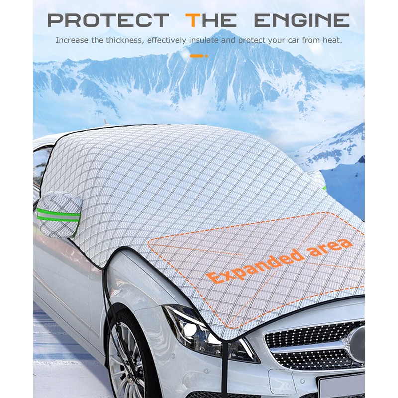Flaconi Car Windshield Cover,Windshield Cover,Windshield Cover for Ice and Snow,Car